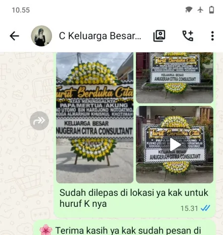 Pengiriman Papan Bunga Duka Rawamangun