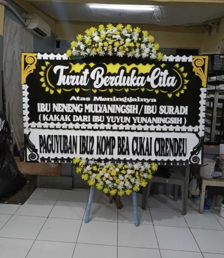 Papan Bunga Duka Rawamangun