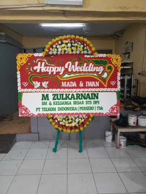 Papan Bunga di Rawamangun