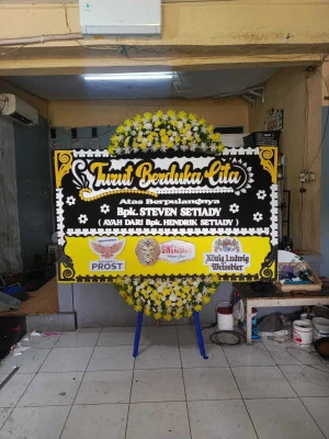 Papan Bunga di Rawamangun