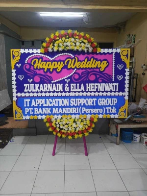 Papan Bunga di Rawamangun